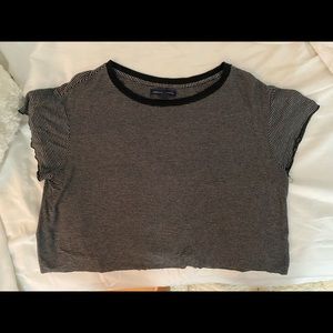 American Eagle Striped Crop Top